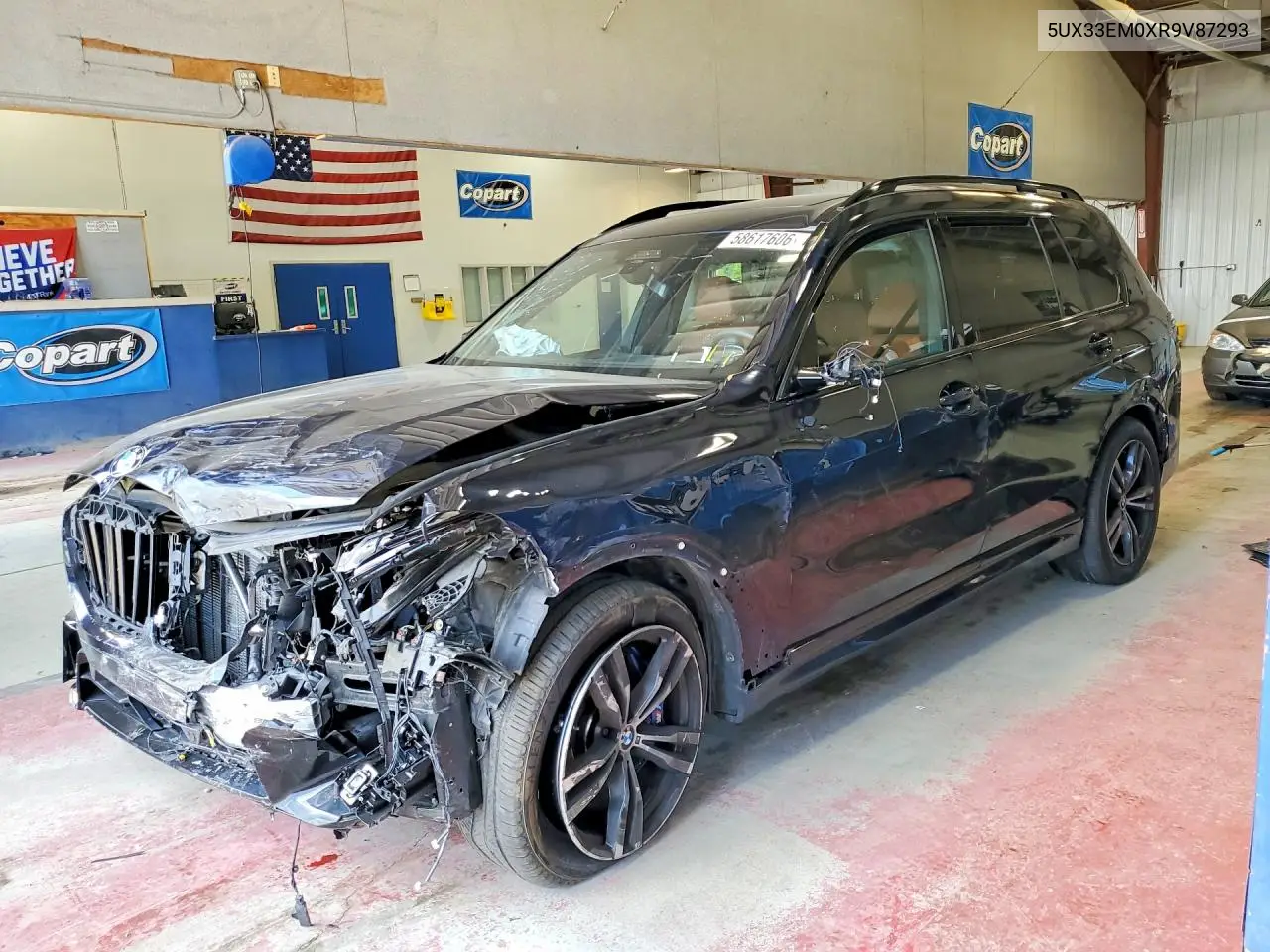 2024 BMW X7 M60I VIN: 5UX33EM0XR9V87293 Lot: 58617606