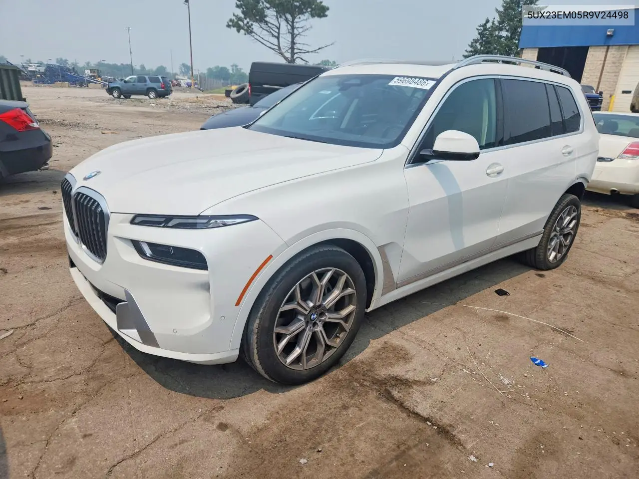 2024 BMW X7 xDrive40I VIN: 5UX23EM05R9V24498 Lot: 59698486
