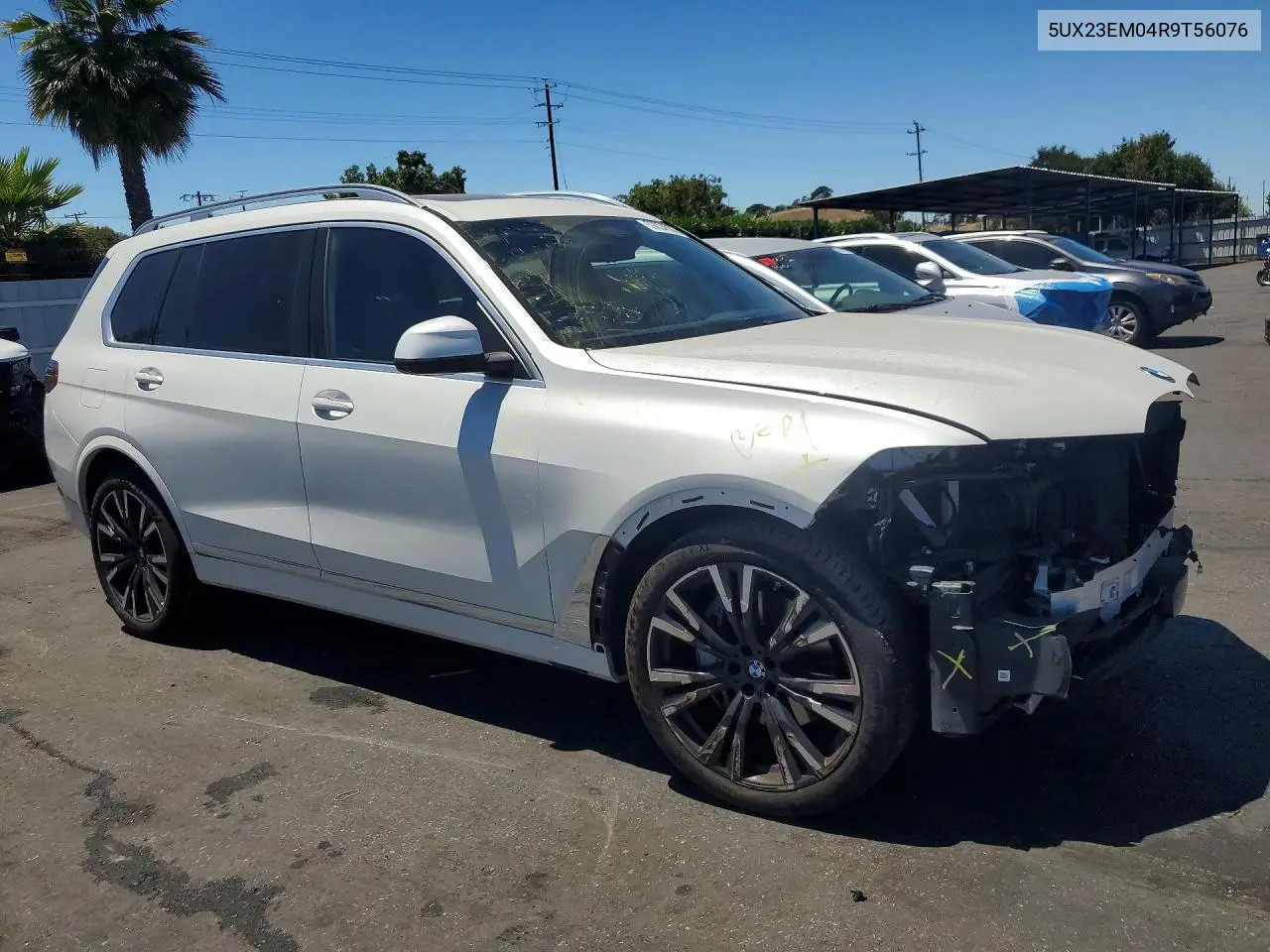 2024 BMW X7 xDrive40I VIN: 5UX23EM04R9T56076 Lot: 59834936
