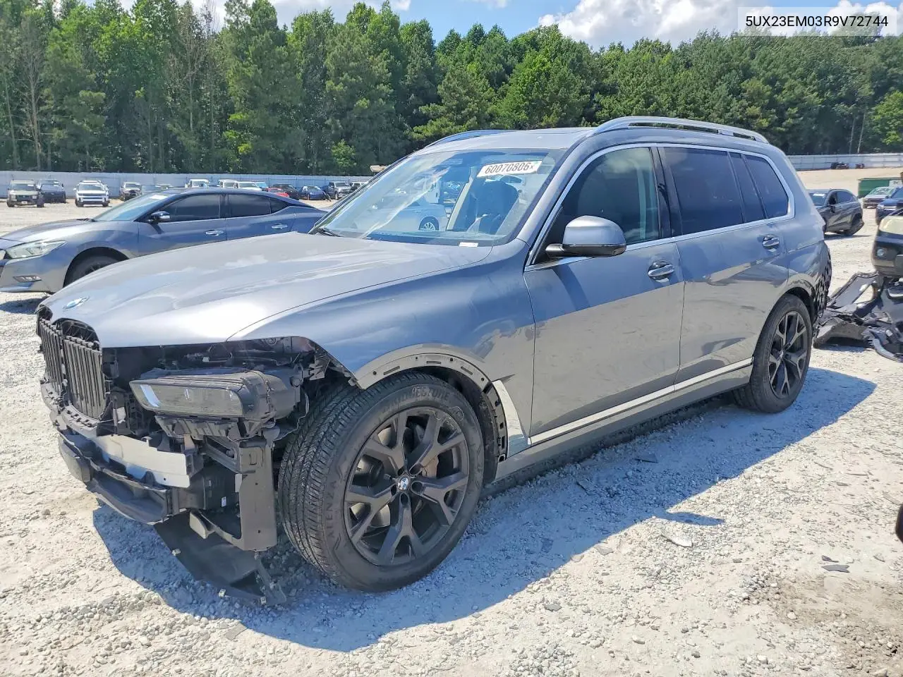 2024 BMW X7 xDrive40I VIN: 5UX23EM03R9V72744 Lot: 60070806