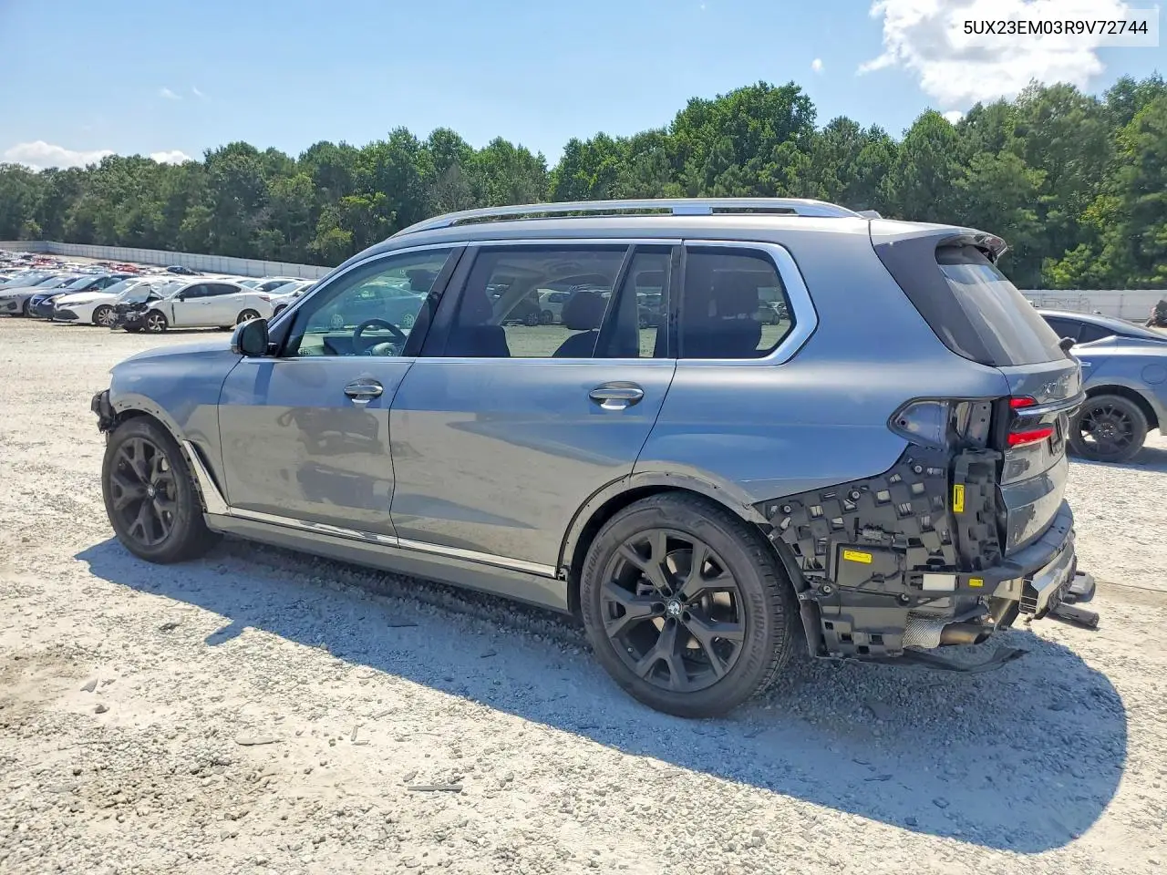 2024 BMW X7 xDrive40I VIN: 5UX23EM03R9V72744 Lot: 60070806