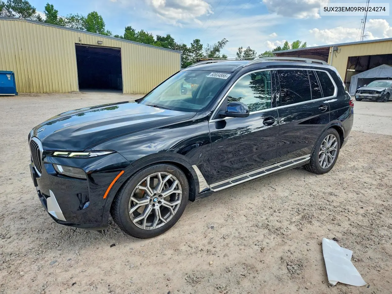 2024 BMW X7 xDrive40I VIN: 5UX23EM09R9U24274 Lot: 60834866