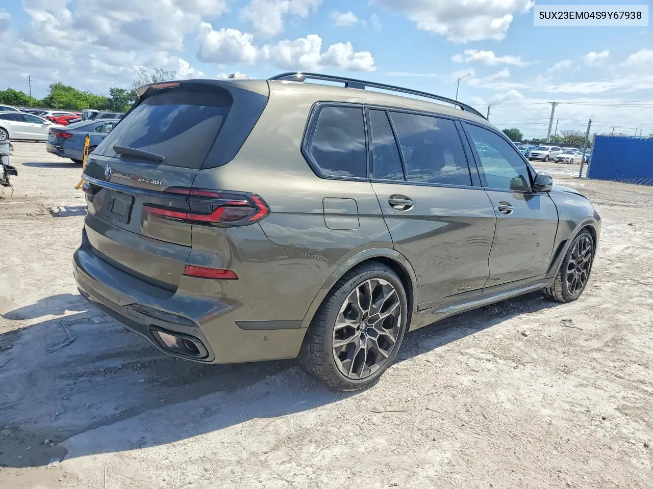 2025 BMW X7 xDrive40I VIN: 5UX23EM04S9Y67938 Lot: 51069116