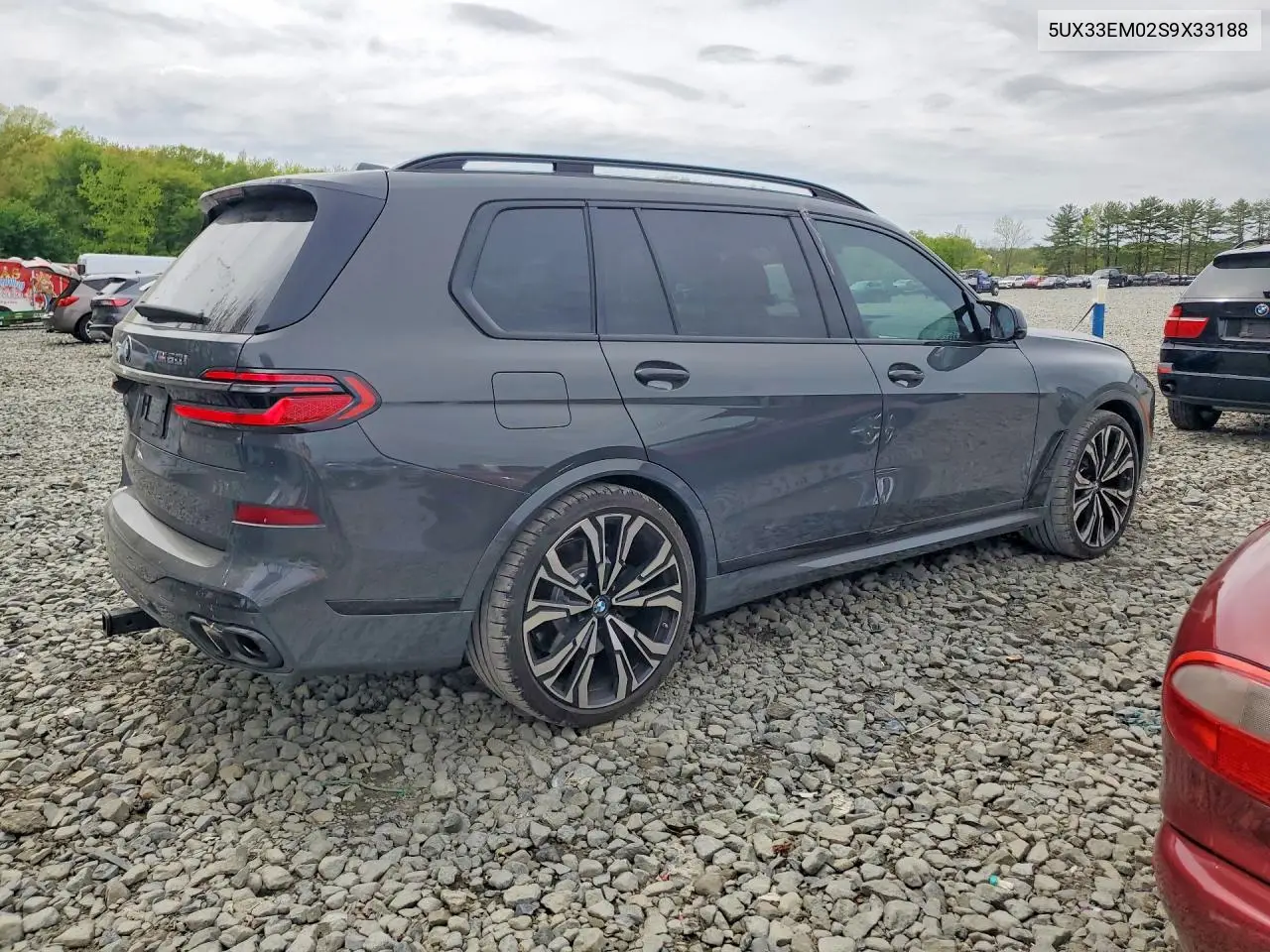 2025 BMW X7 M60I VIN: 5UX33EM02S9X33188 Lot: 51510136