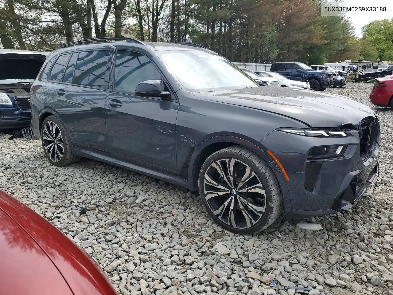 2025 BMW X7 M60I VIN: 5UX33EM02S9X33188 Lot: 51510136