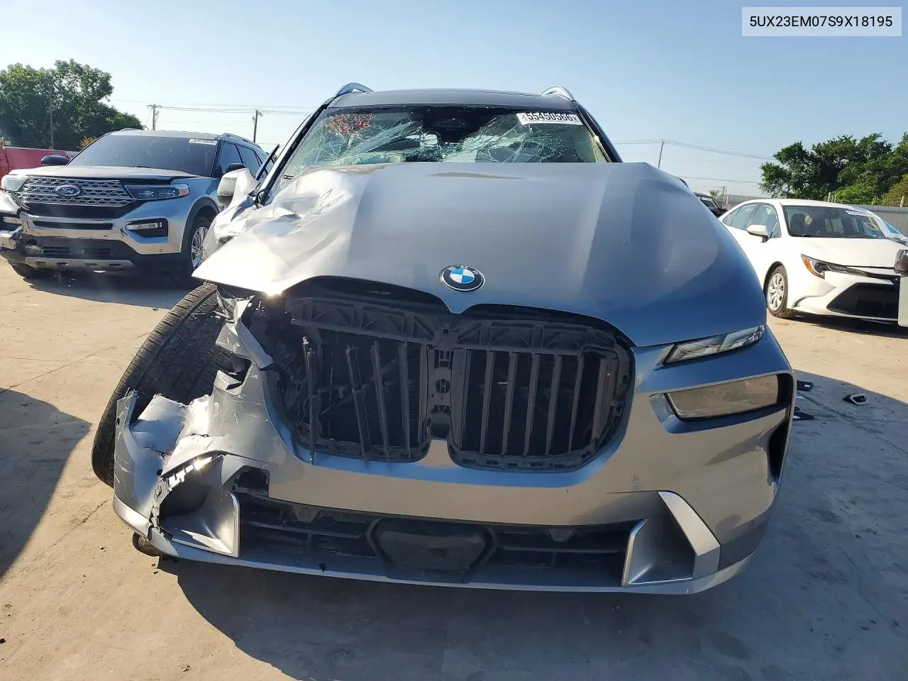 2025 BMW X7 xDrive40I VIN: 5UX23EM07S9X18195 Lot: 55450566