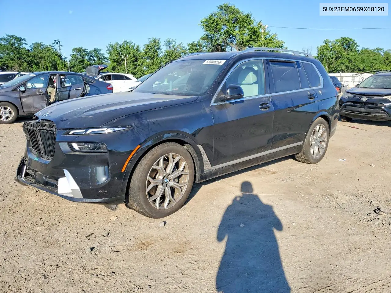 2025 BMW X7 xDrive40I VIN: 5UX23EM06S9X68120 Lot: 55680256