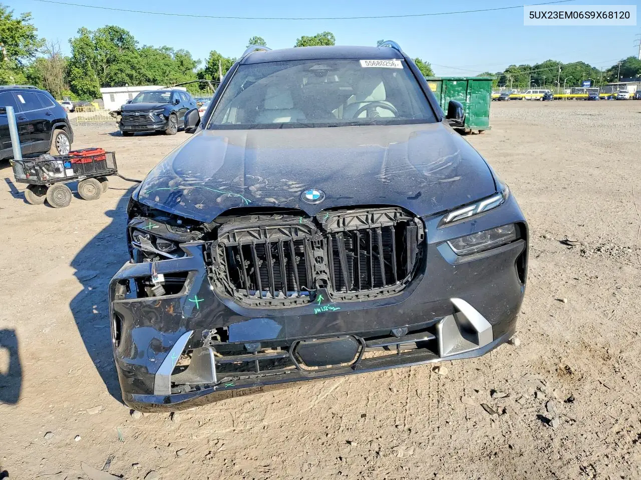 2025 BMW X7 xDrive40I VIN: 5UX23EM06S9X68120 Lot: 55680256
