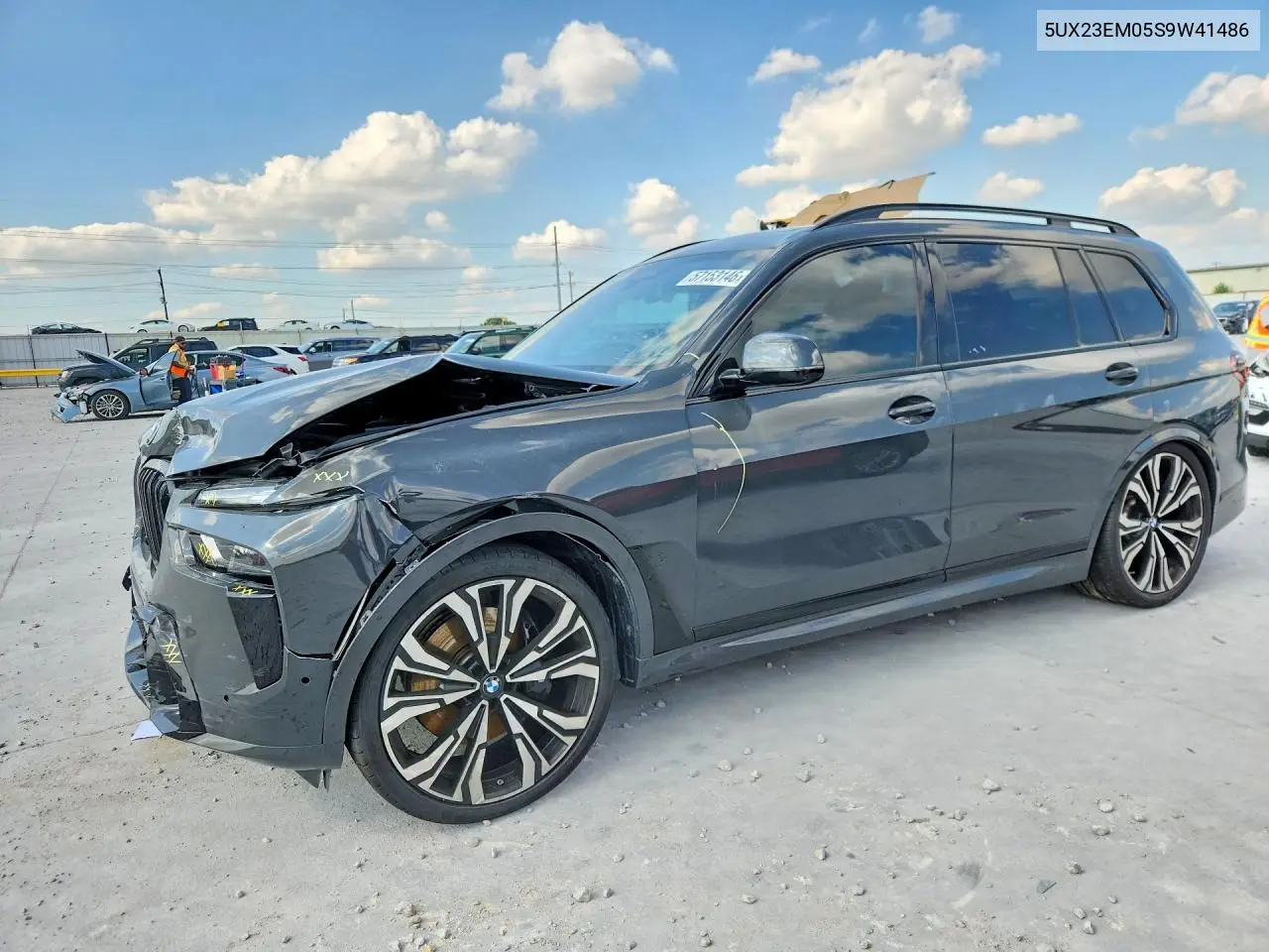 2025 BMW X7 xDrive40I VIN: 5UX23EM05S9W41486 Lot: 57153146