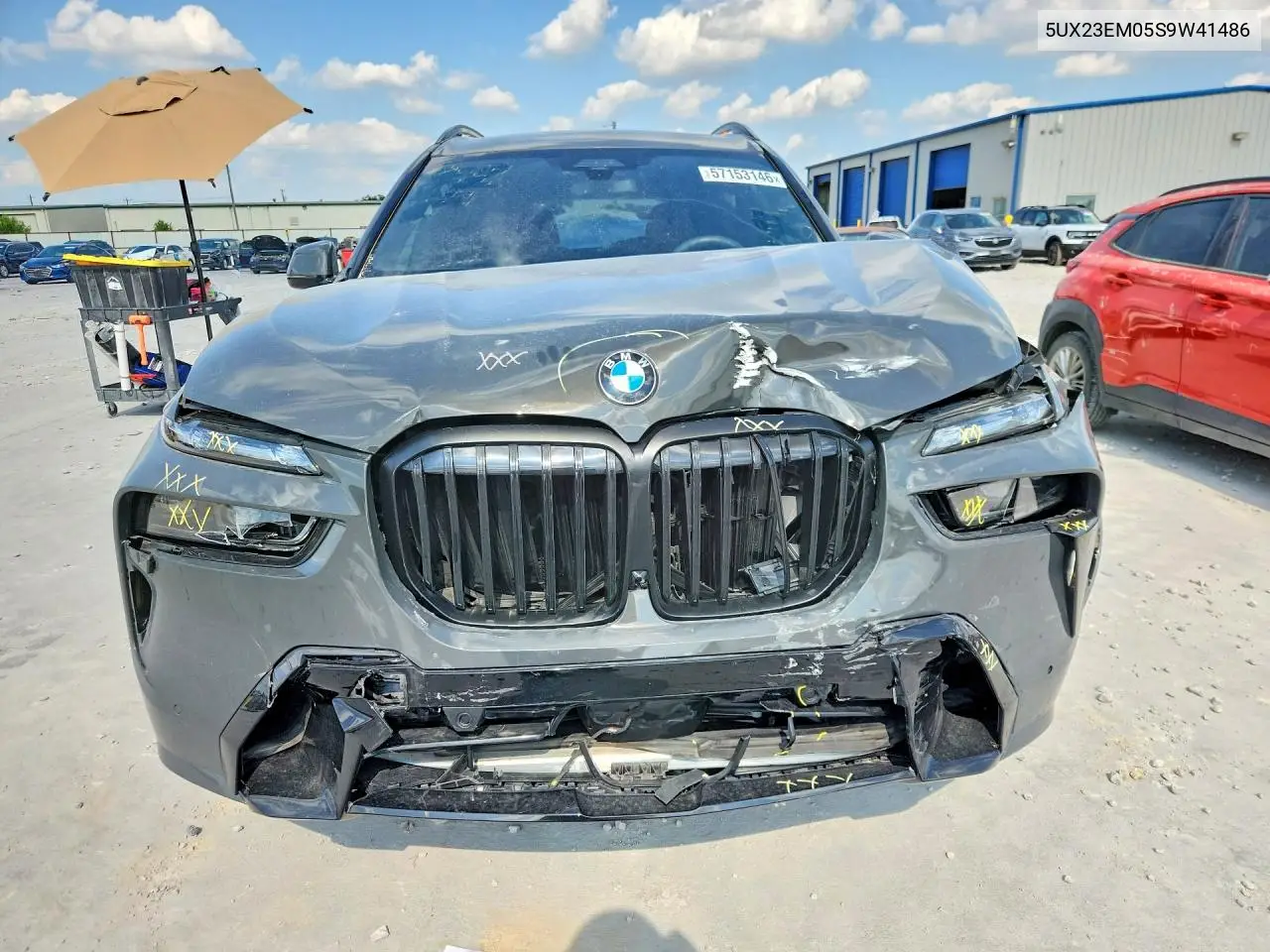2025 BMW X7 xDrive40I VIN: 5UX23EM05S9W41486 Lot: 57153146