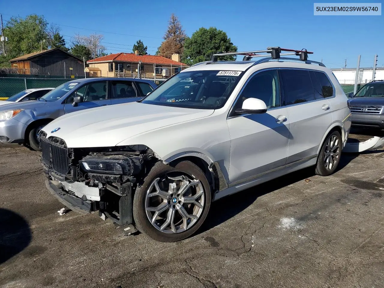 2025 BMW X7 xDrive40I VIN: 5UX23EM02S9W56740 Lot: 57511776