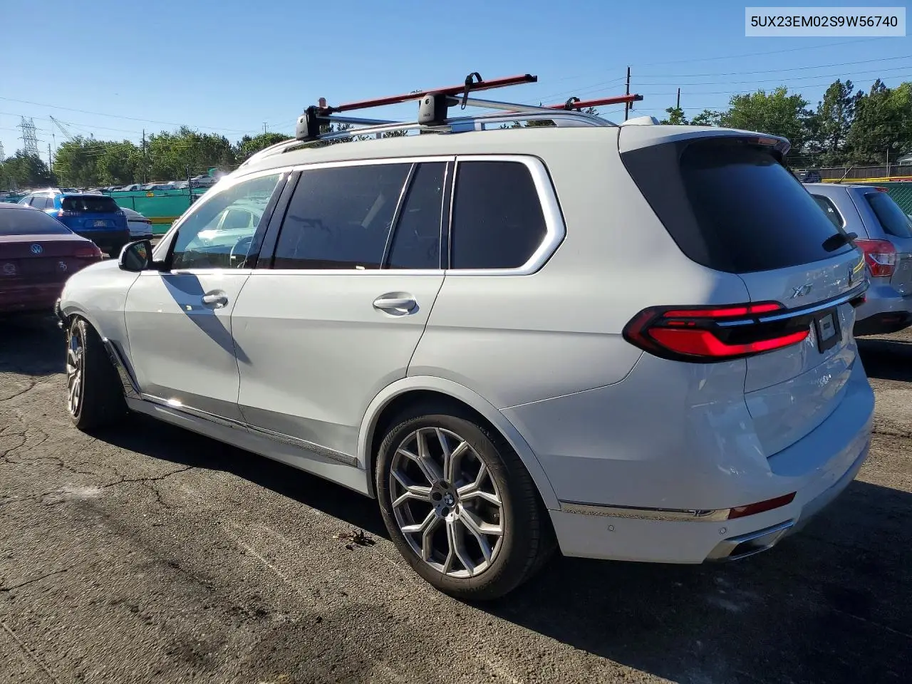 2025 BMW X7 xDrive40I VIN: 5UX23EM02S9W56740 Lot: 57511776