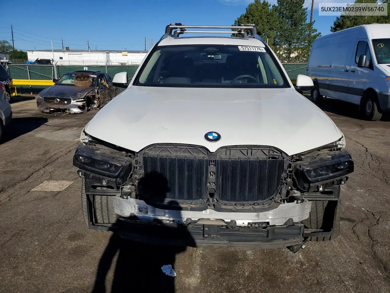 2025 BMW X7 xDrive40I VIN: 5UX23EM02S9W56740 Lot: 57511776