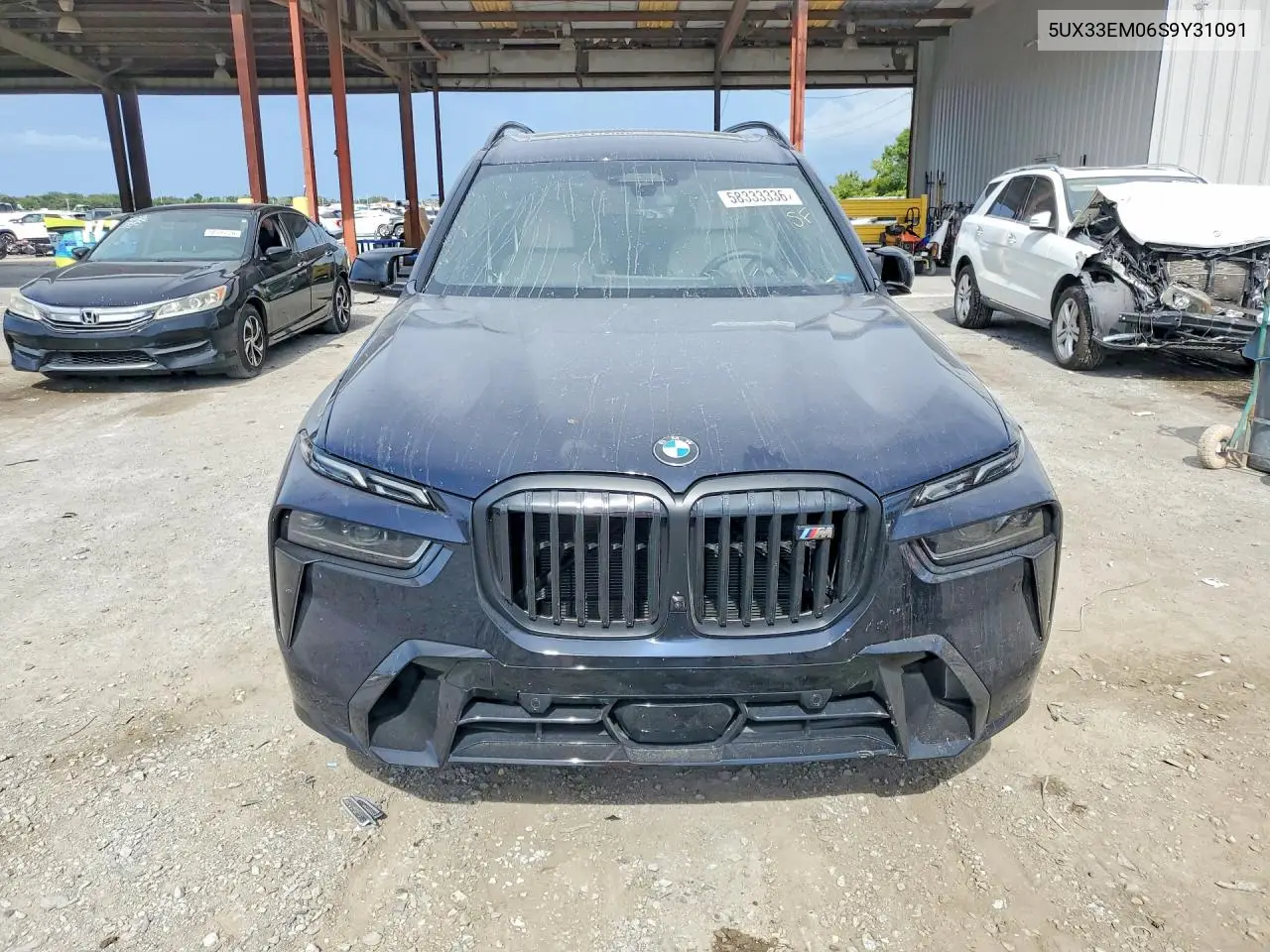 2025 BMW X7 M60I VIN: 5UX33EM06S9Y31091 Lot: 58333336