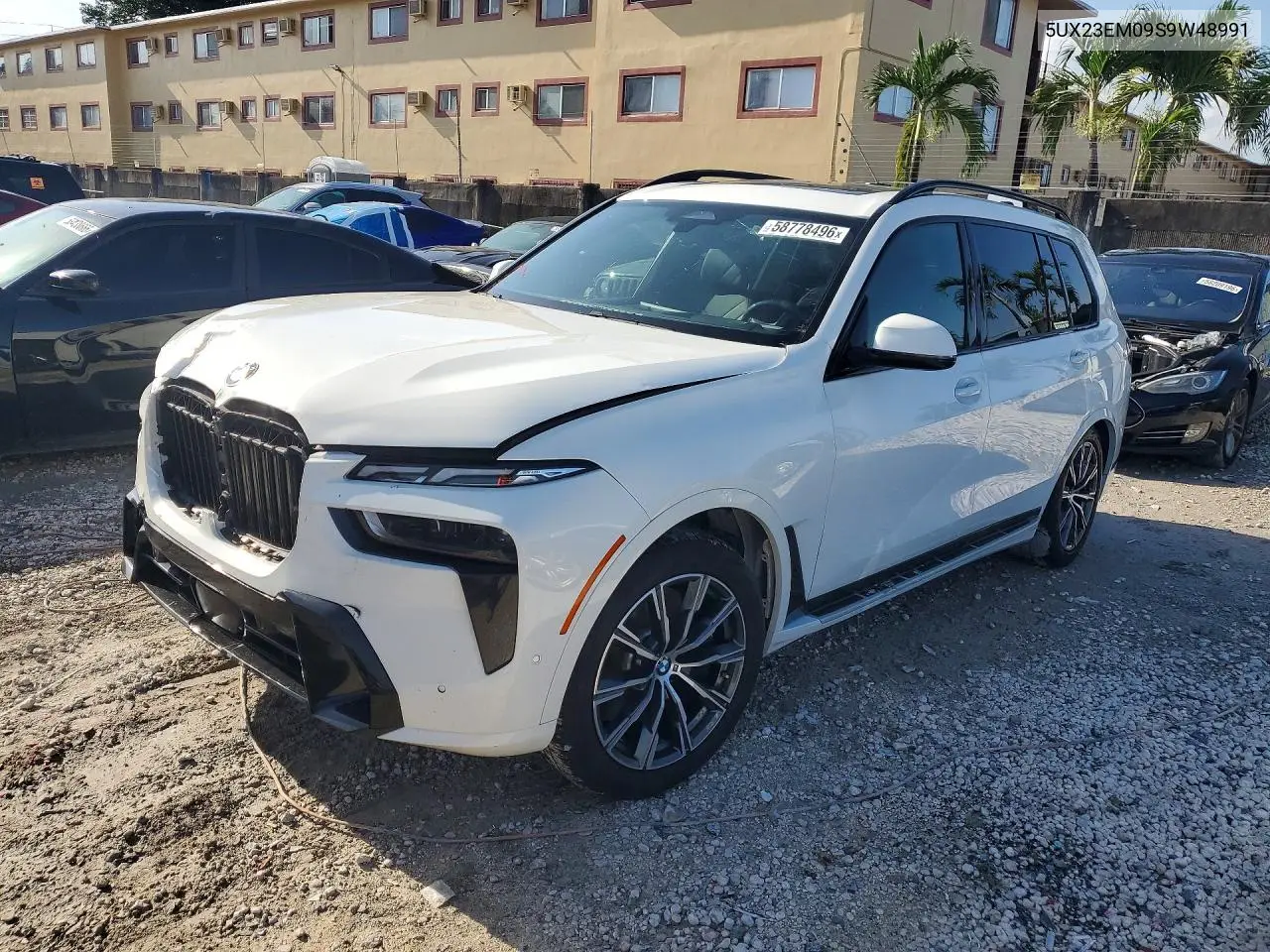 2025 BMW X7 xDrive40I VIN: 5UX23EM09S9W48991 Lot: 58778496