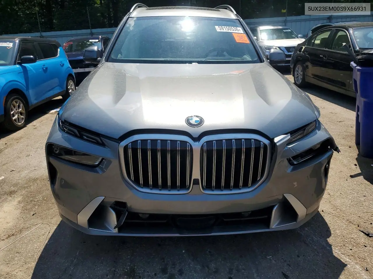 2025 BMW X7 xDrive40I VIN: 5UX23EM00S9X66931 Lot: 59150536