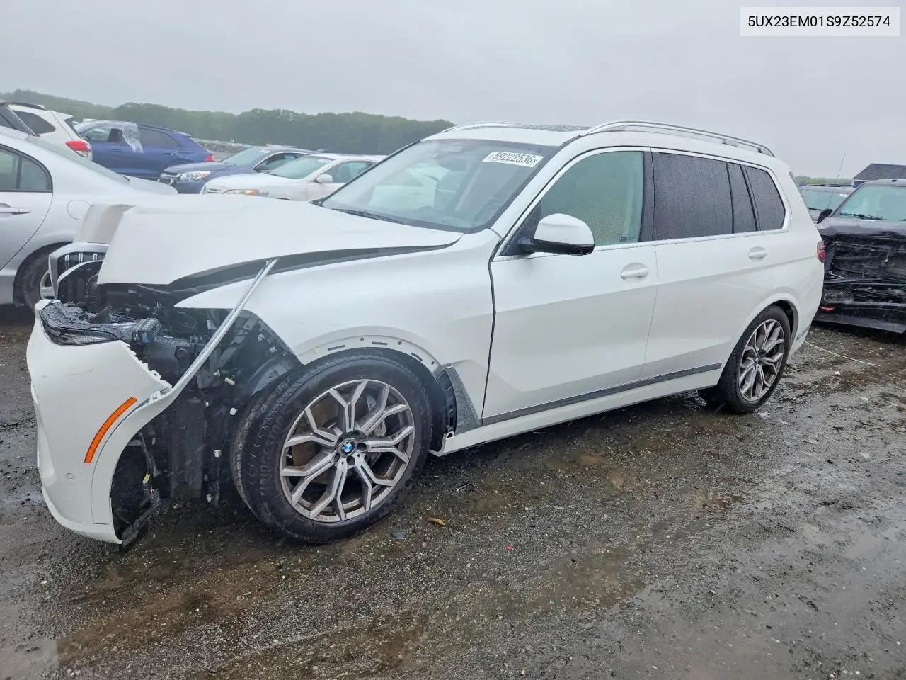 2025 BMW X7 xDrive40I VIN: 5UX23EM01S9Z52574 Lot: 59222536