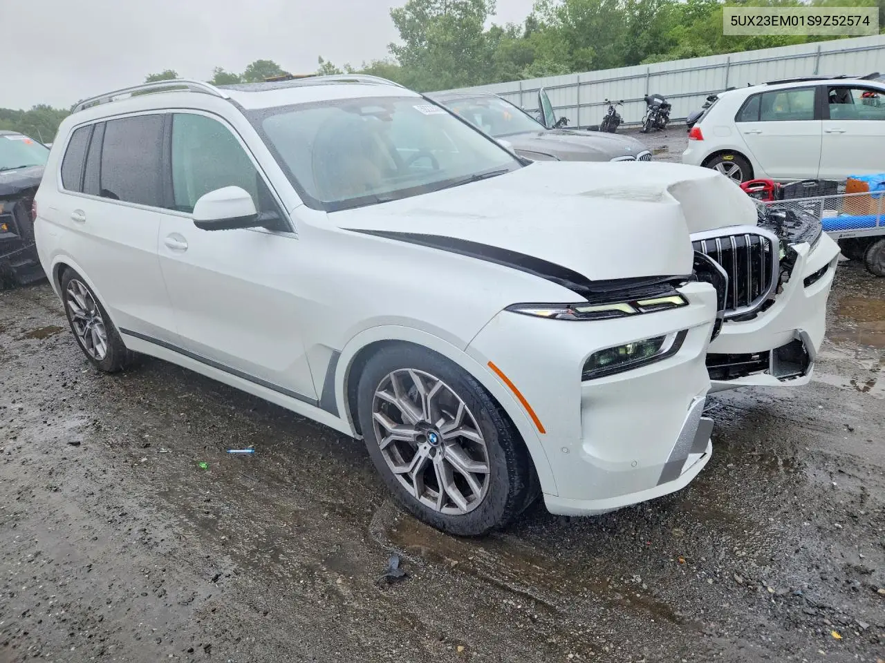 2025 BMW X7 xDrive40I VIN: 5UX23EM01S9Z52574 Lot: 59222536