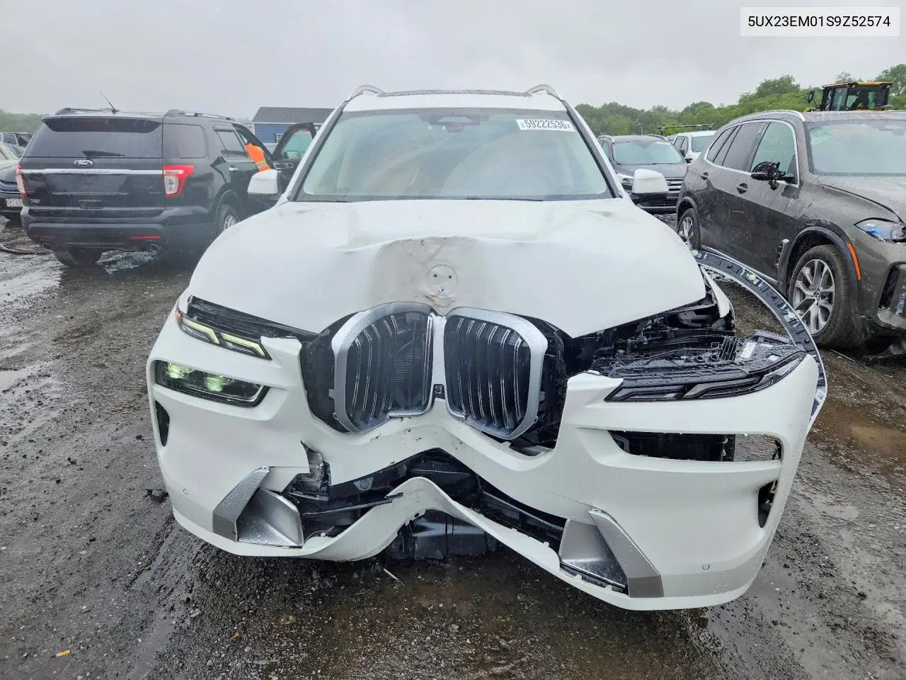 2025 BMW X7 xDrive40I VIN: 5UX23EM01S9Z52574 Lot: 59222536
