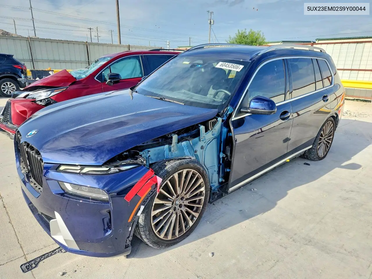 2025 BMW X7 xDrive40I VIN: 5UX23EM02S9Y00044 Lot: 60453506