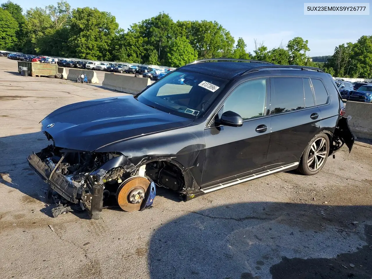 2025 BMW X7 xDrive40I VIN: 5UX23EM0XS9Y26777 Lot: 61373996