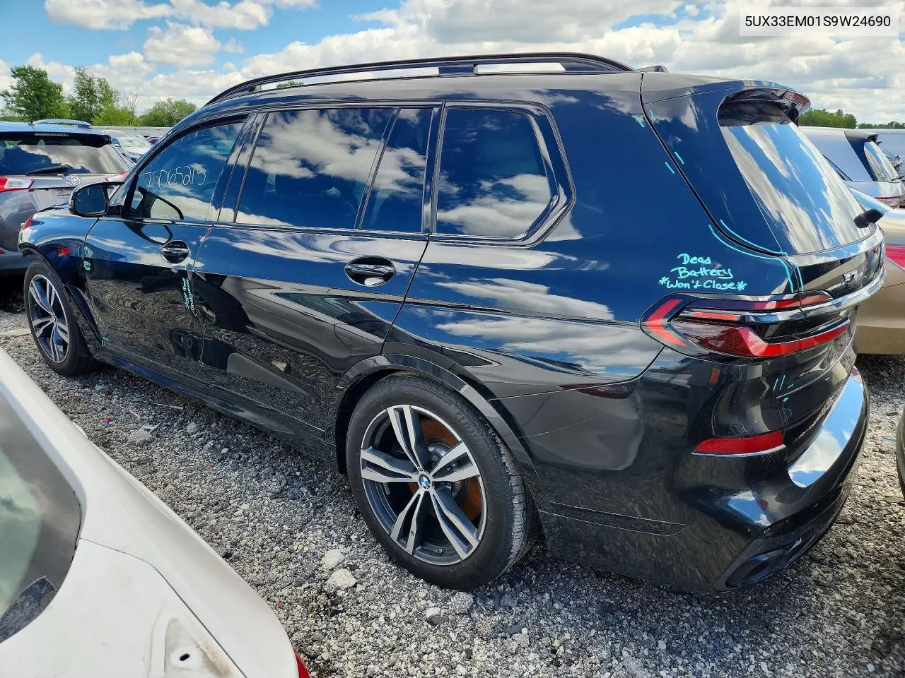 2025 BMW X7 M60I VIN: 5UX33EM01S9W24690 Lot: 75065215