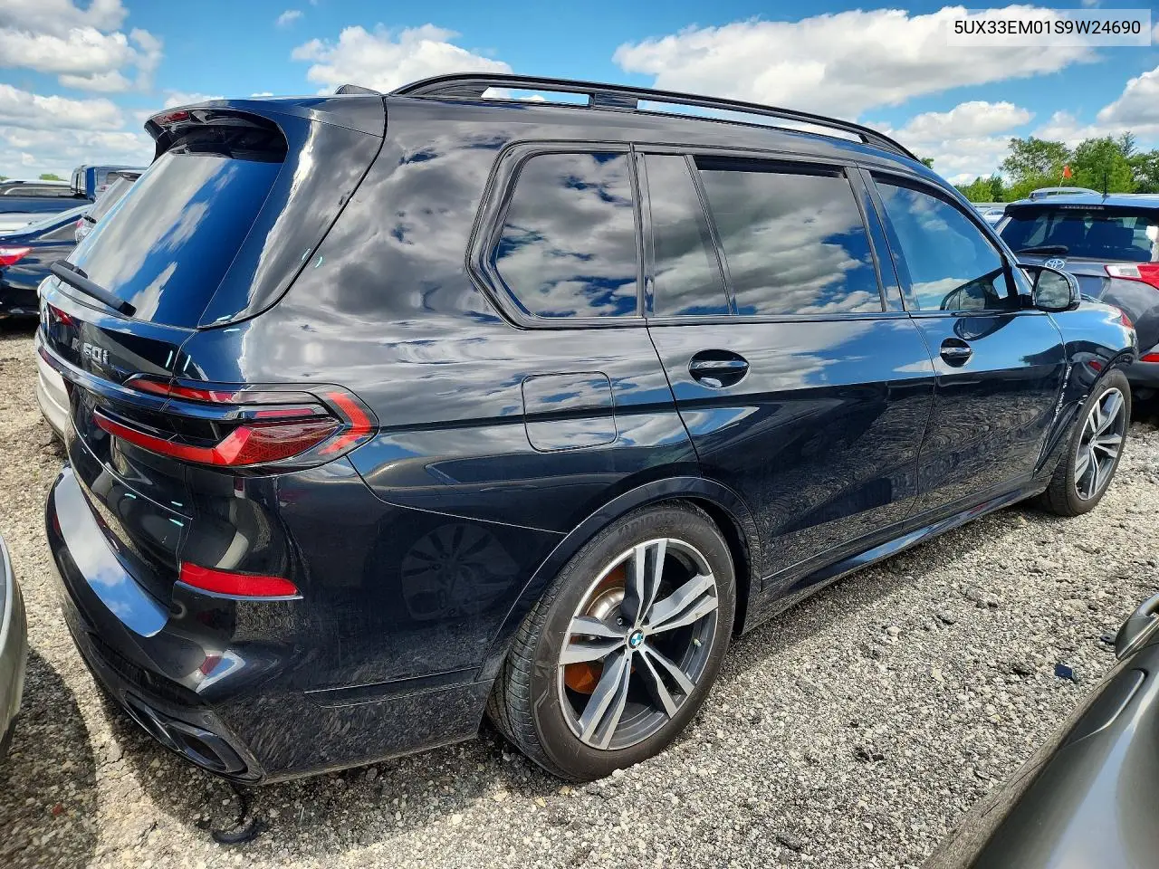 2025 BMW X7 M60I VIN: 5UX33EM01S9W24690 Lot: 75065215