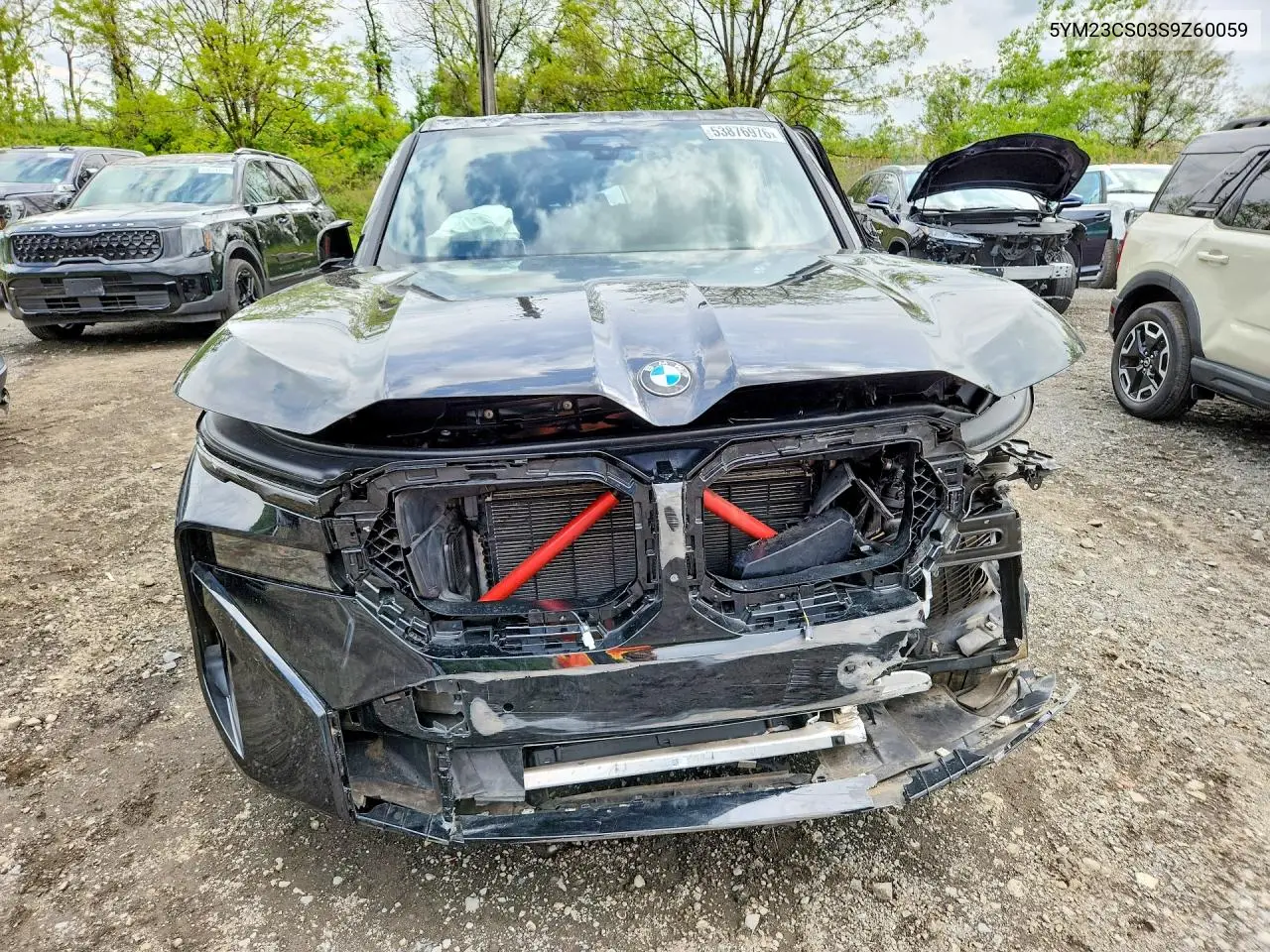 2025 BMW Xm VIN: 5YM23CS03S9Z60059 Lot: 53876976