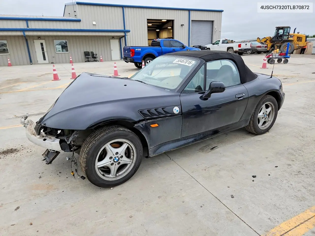 1996 BMW Z3 1.9 VIN: 4USCH7320TLB70872 Lot: 58467816