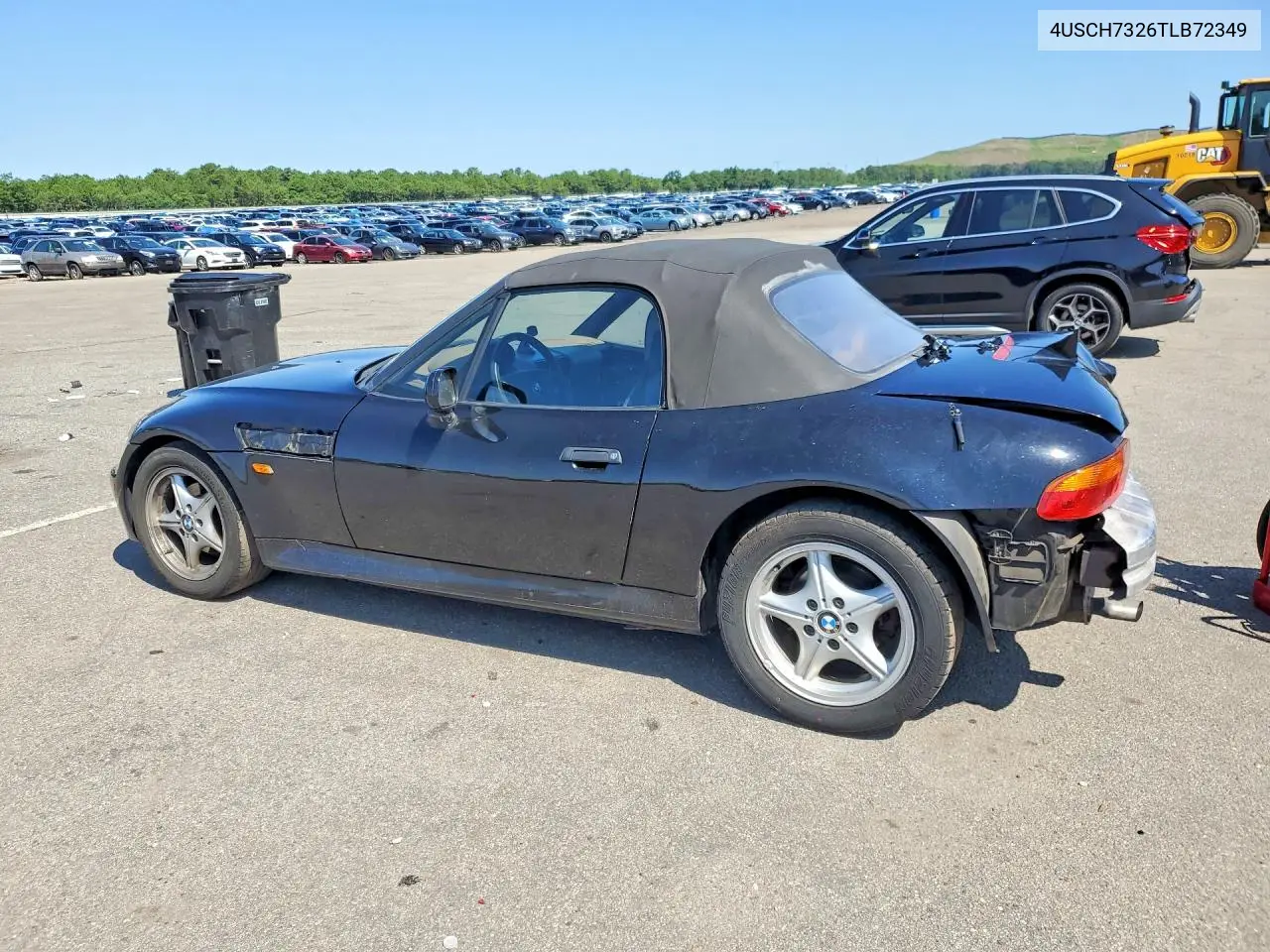 1996 BMW Z3 1.9 VIN: 4USCH7326TLB72349 Lot: 60176046