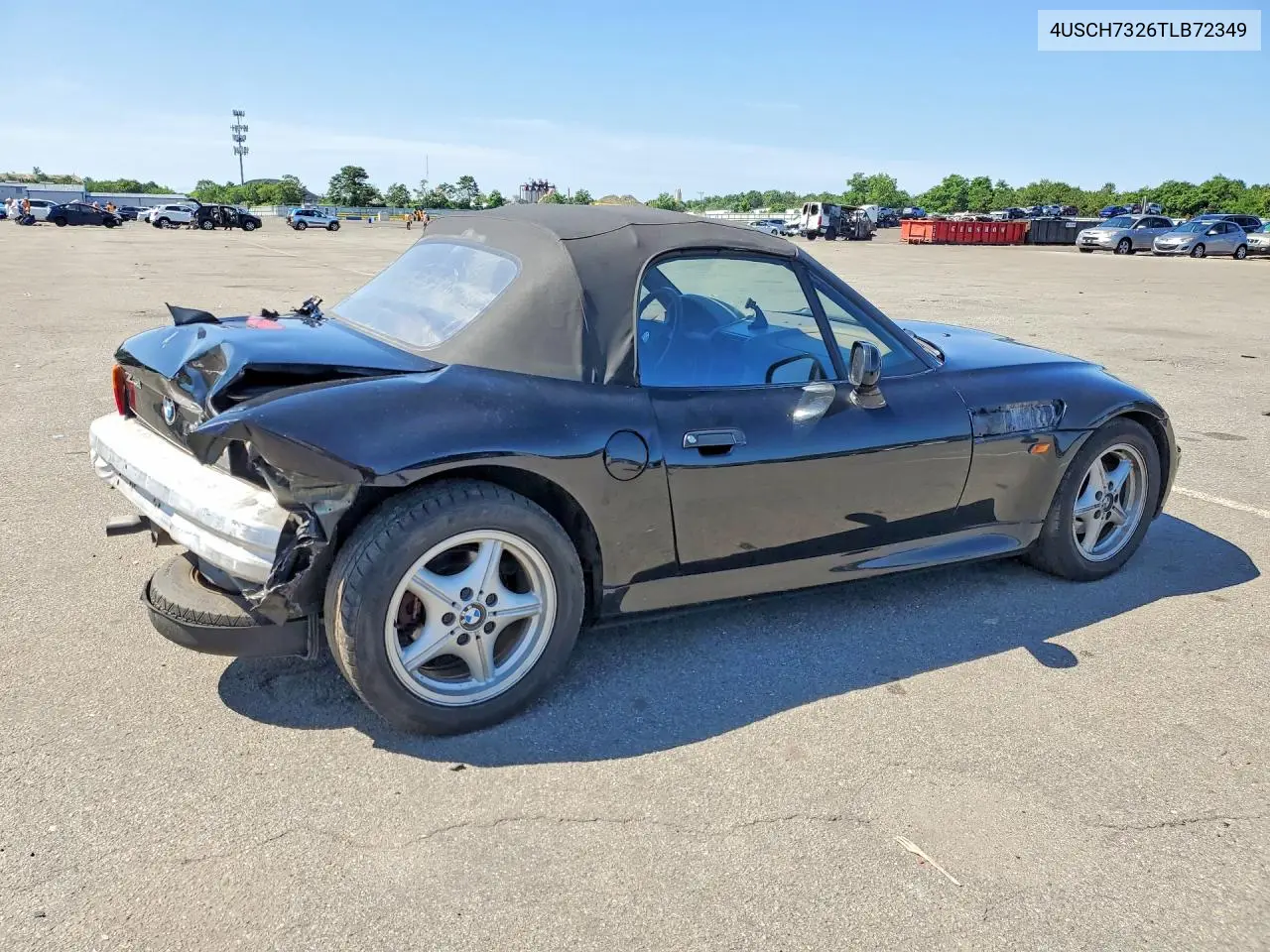 1996 BMW Z3 1.9 VIN: 4USCH7326TLB72349 Lot: 60176046