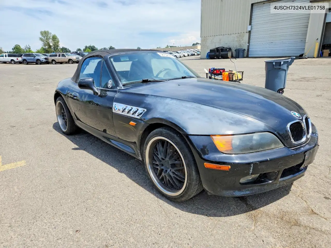 1997 BMW Z3 1.9 VIN: 4USCH7324VLE01758 Lot: 58152536