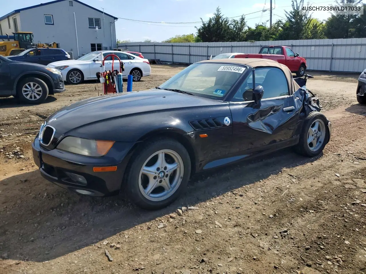 1998 BMW Z3 1.9 VIN: 4USCH7338WLD17033 Lot: 50952496