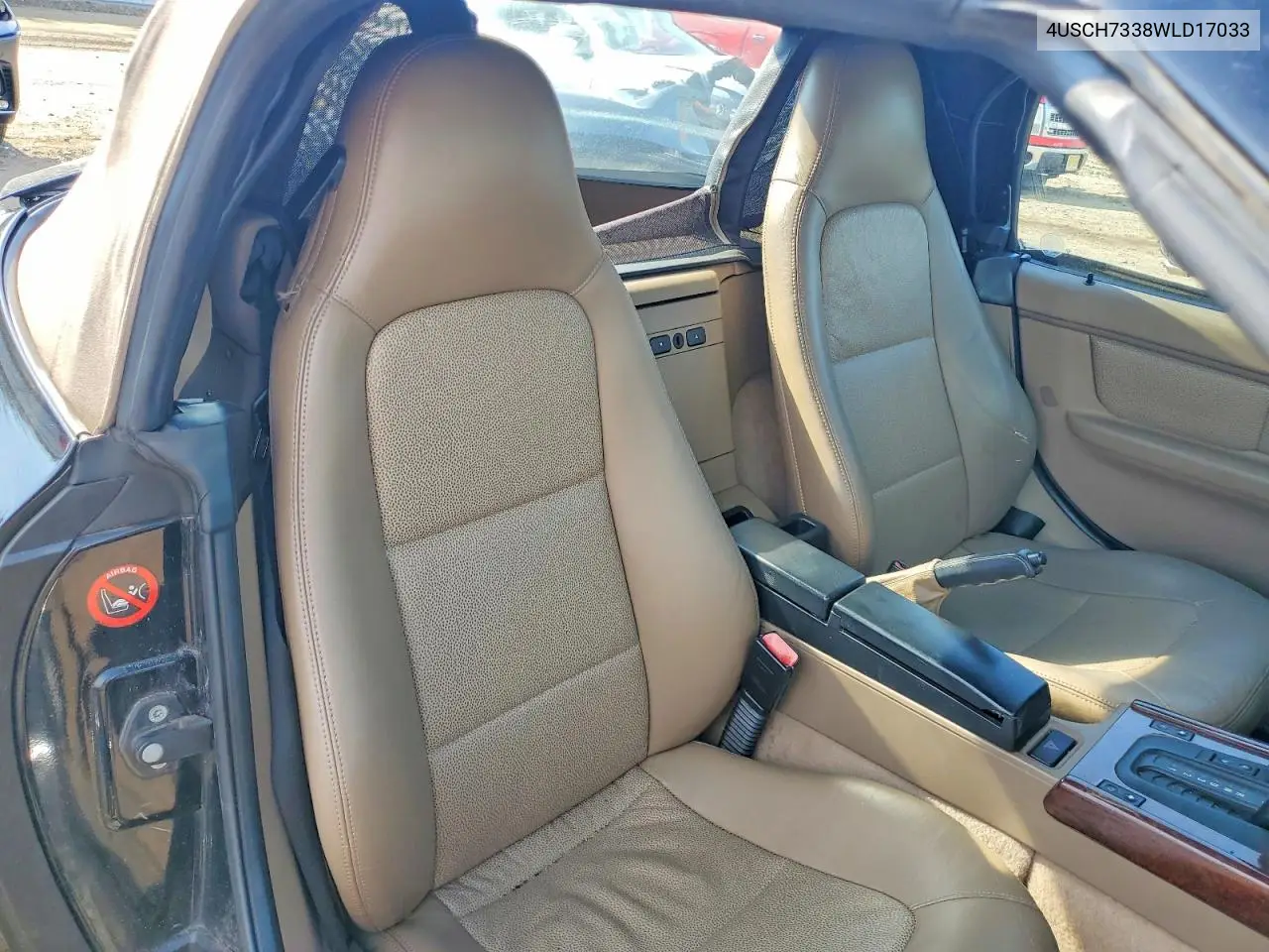 1998 BMW Z3 1.9 VIN: 4USCH7338WLD17033 Lot: 50952496