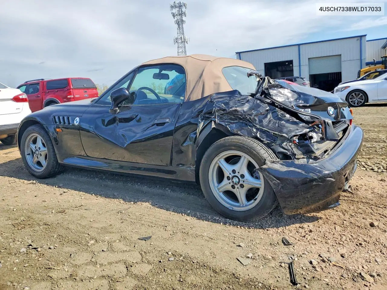 1998 BMW Z3 1.9 VIN: 4USCH7338WLD17033 Lot: 50952496