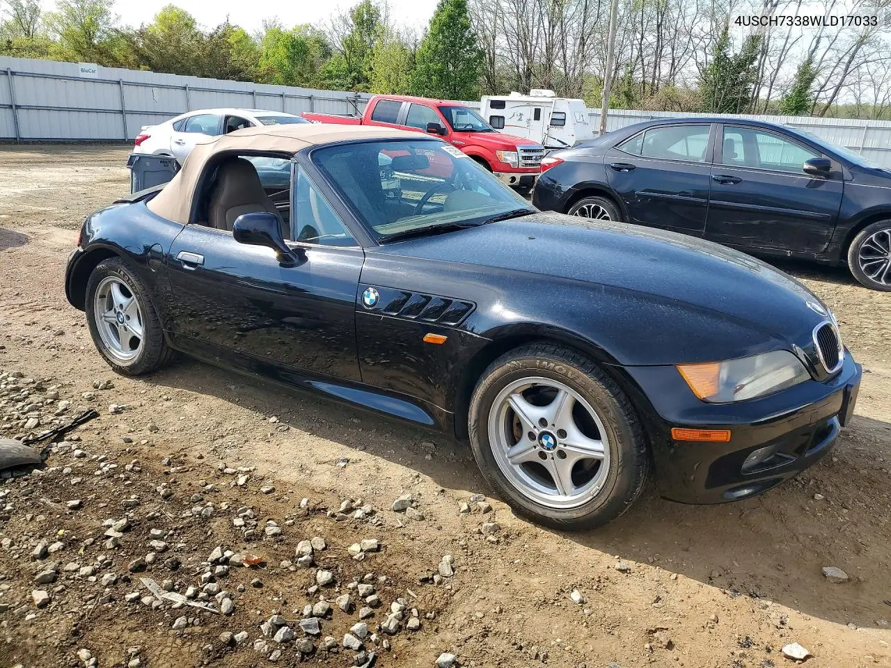 1998 BMW Z3 1.9 VIN: 4USCH7338WLD17033 Lot: 50952496