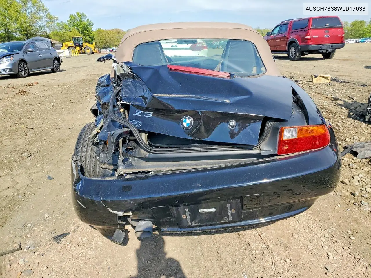 1998 BMW Z3 1.9 VIN: 4USCH7338WLD17033 Lot: 50952496