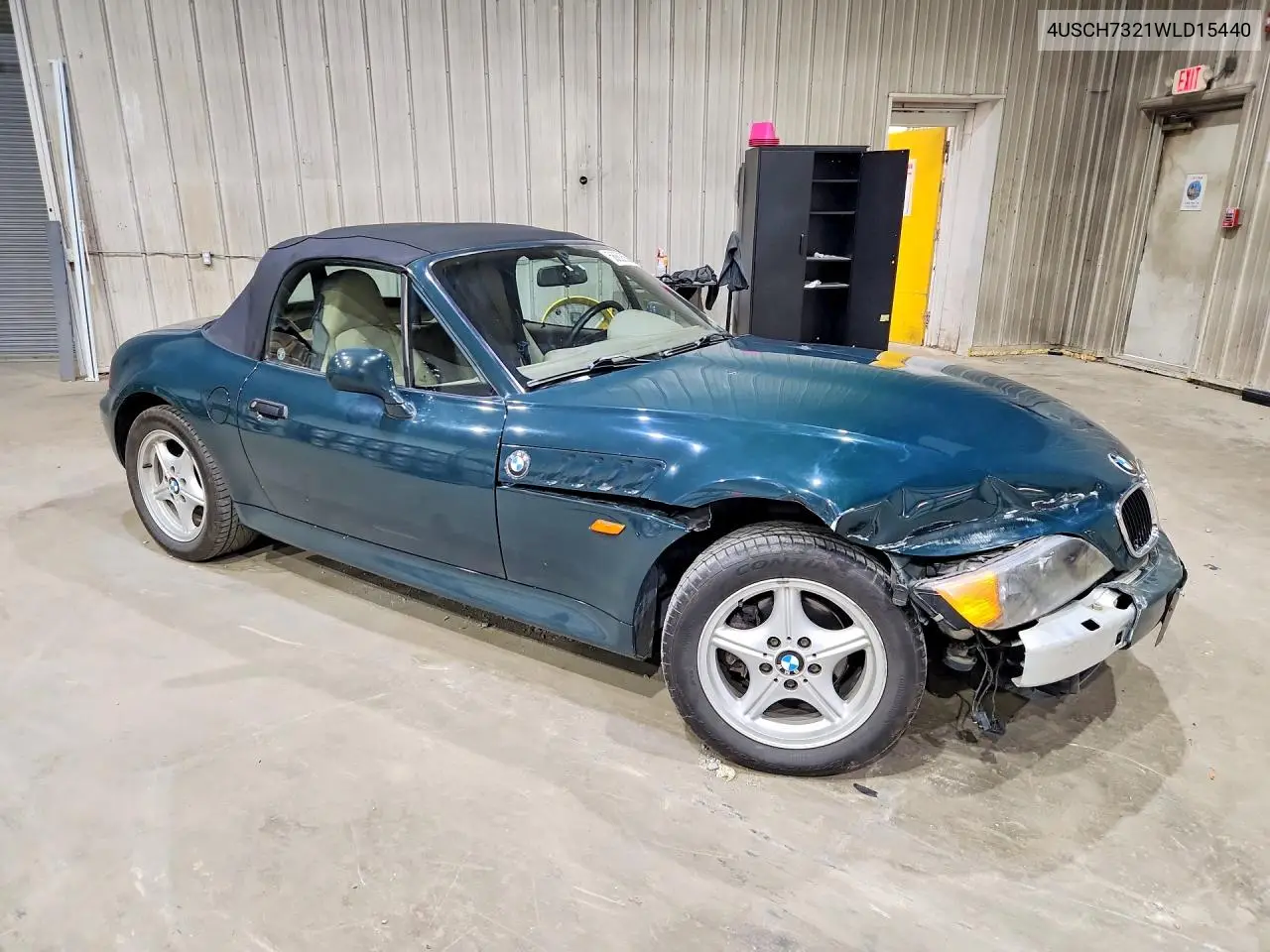 1998 BMW Z3 1.9 VIN: 4USCH7321WLD15440 Lot: 56806696