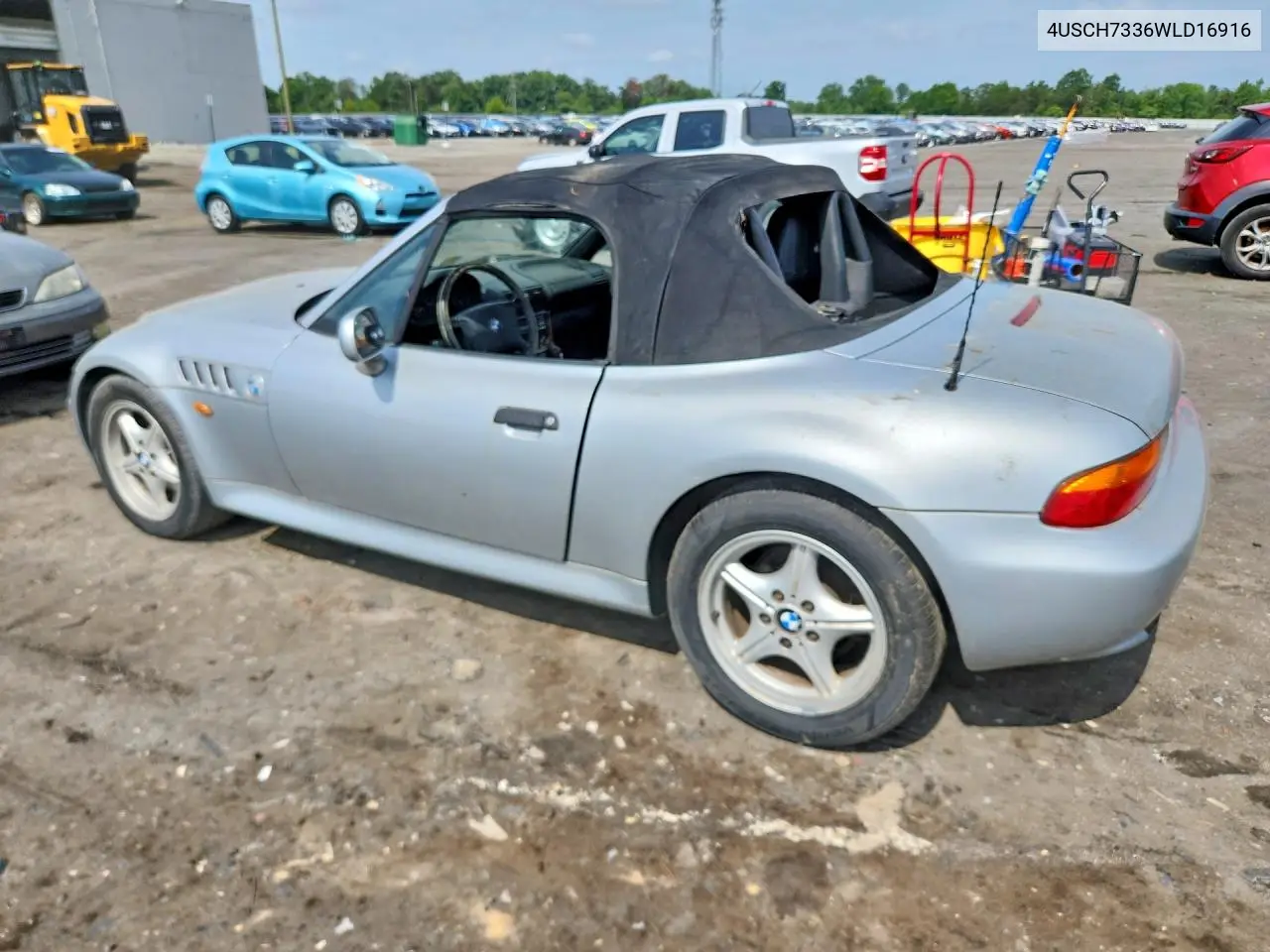 1998 BMW Z3 1.9 VIN: 4USCH7336WLD16916 Lot: 61742746