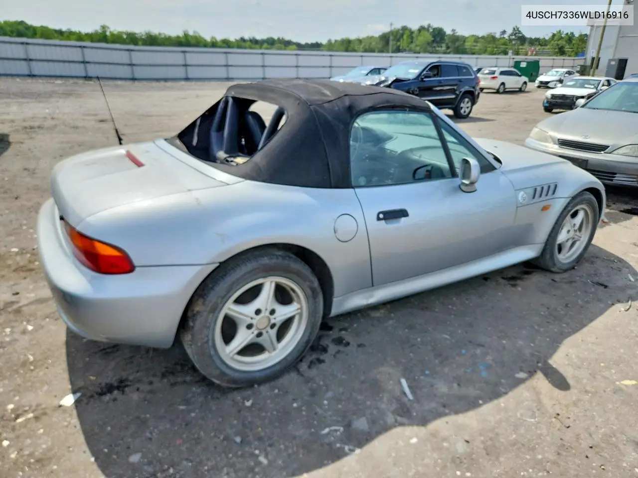 1998 BMW Z3 1.9 VIN: 4USCH7336WLD16916 Lot: 61742746