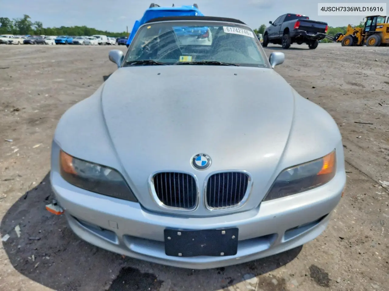 1998 BMW Z3 1.9 VIN: 4USCH7336WLD16916 Lot: 61742746