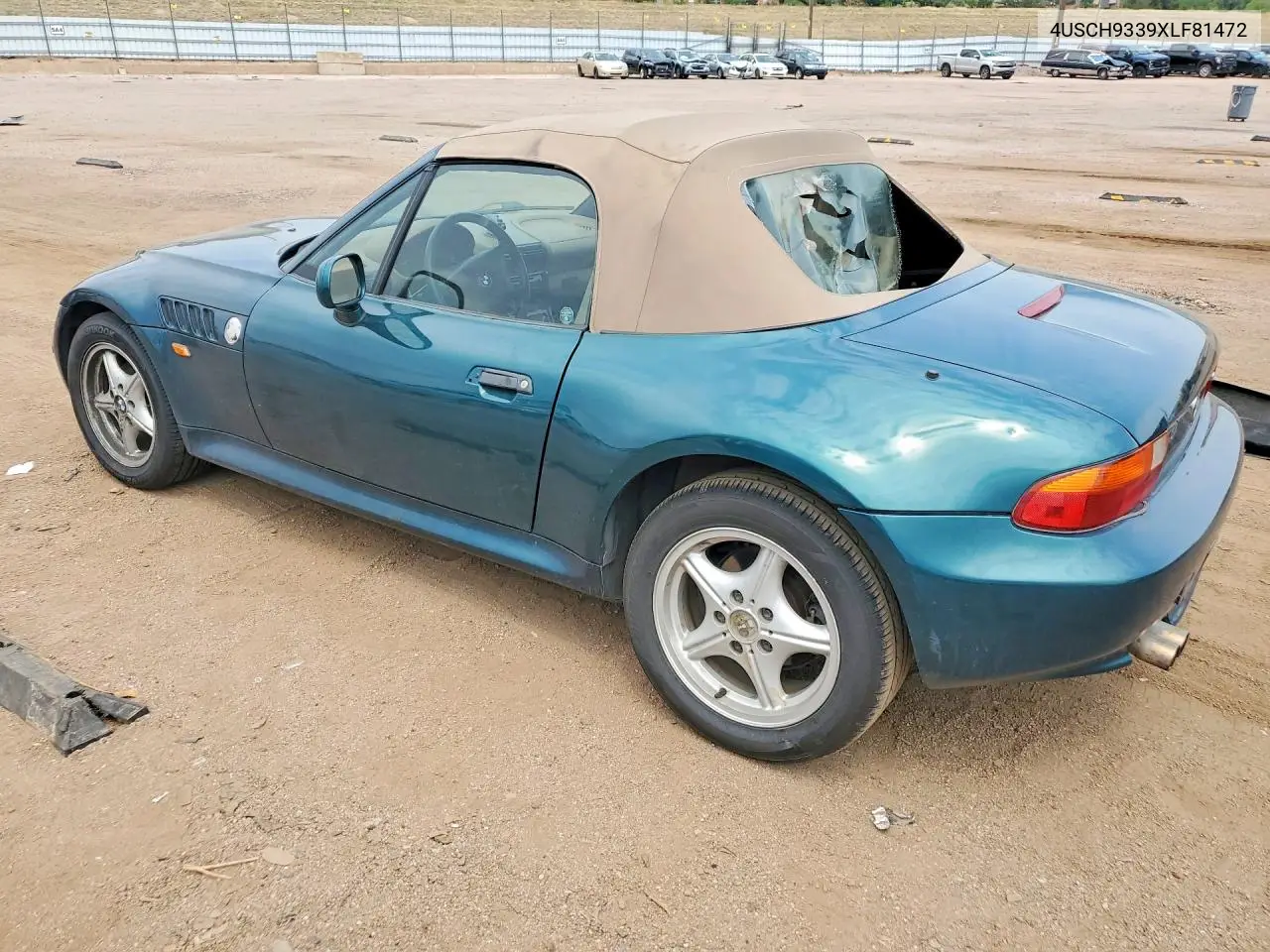 1999 BMW Z3 2.3 VIN: 4USCH9339XLF81472 Lot: 60233816