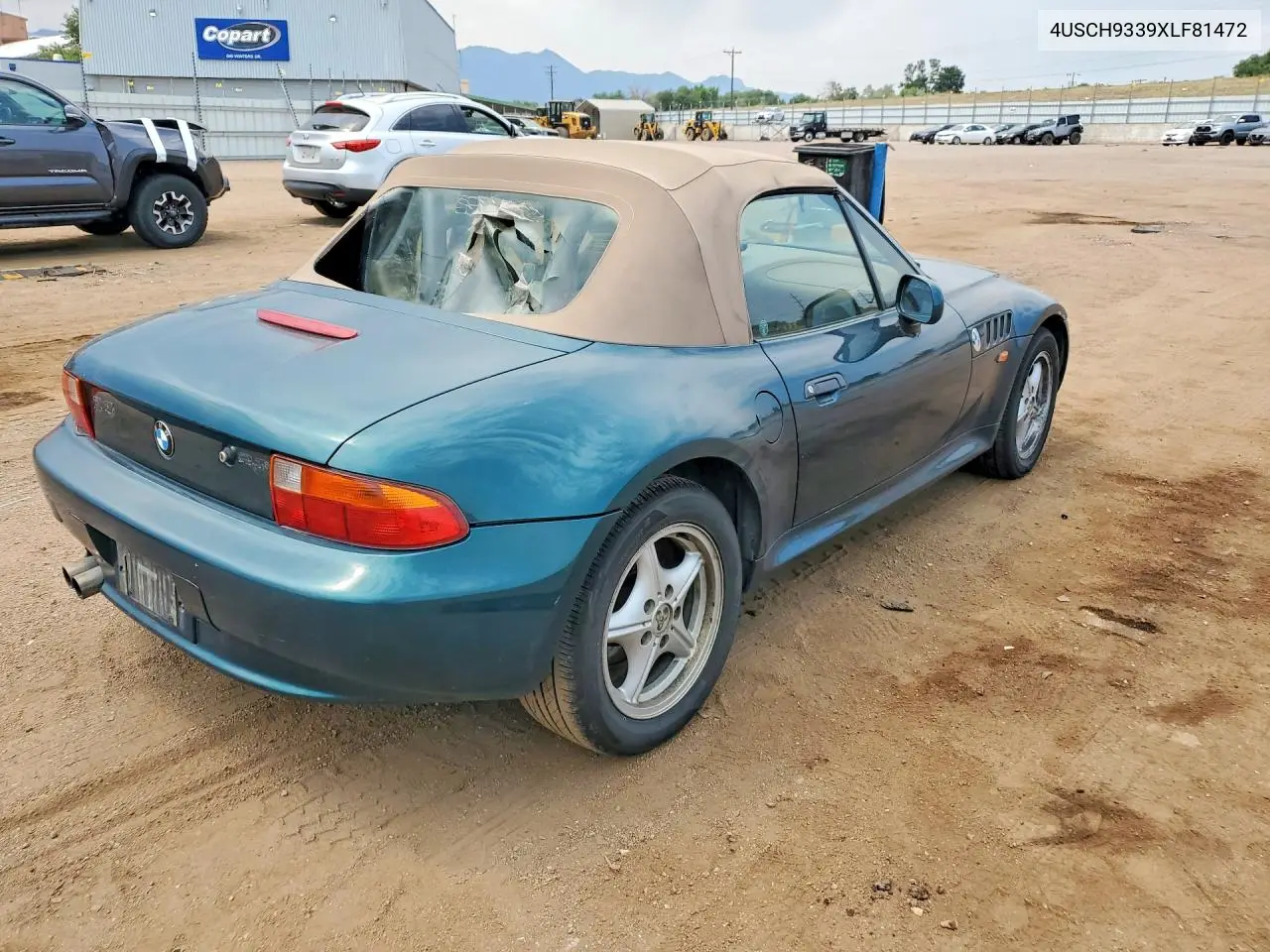 1999 BMW Z3 2.3 VIN: 4USCH9339XLF81472 Lot: 60233816