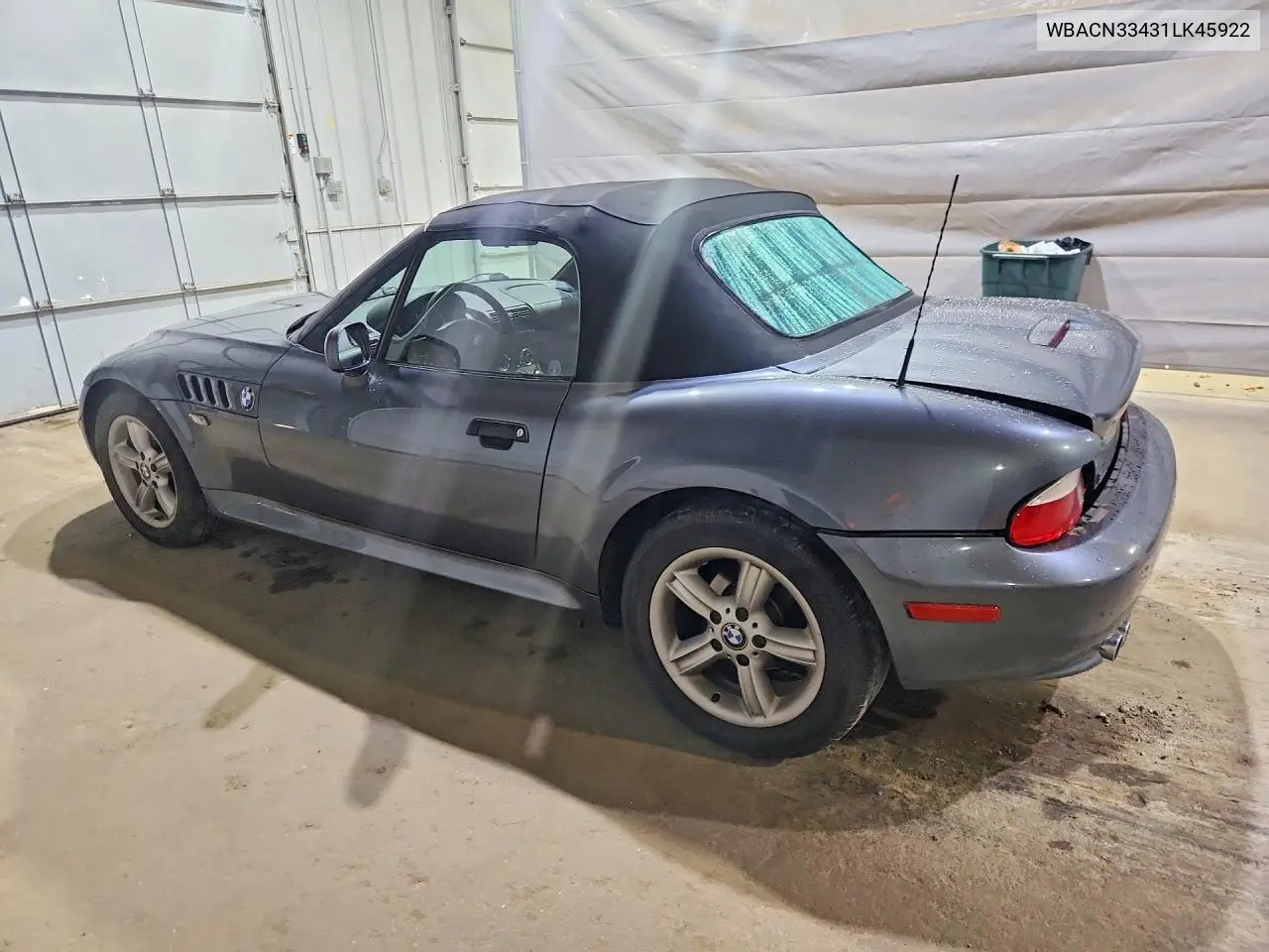 2001 BMW Z3 2.5 VIN: WBACN33431LK45922 Lot: 60207046