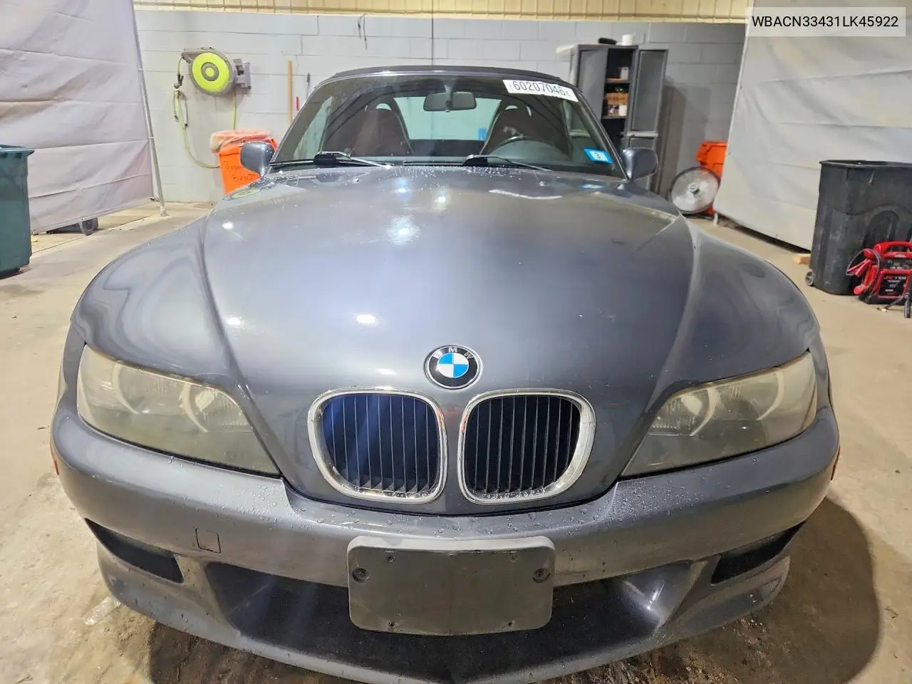 2001 BMW Z3 2.5 VIN: WBACN33431LK45922 Lot: 60207046