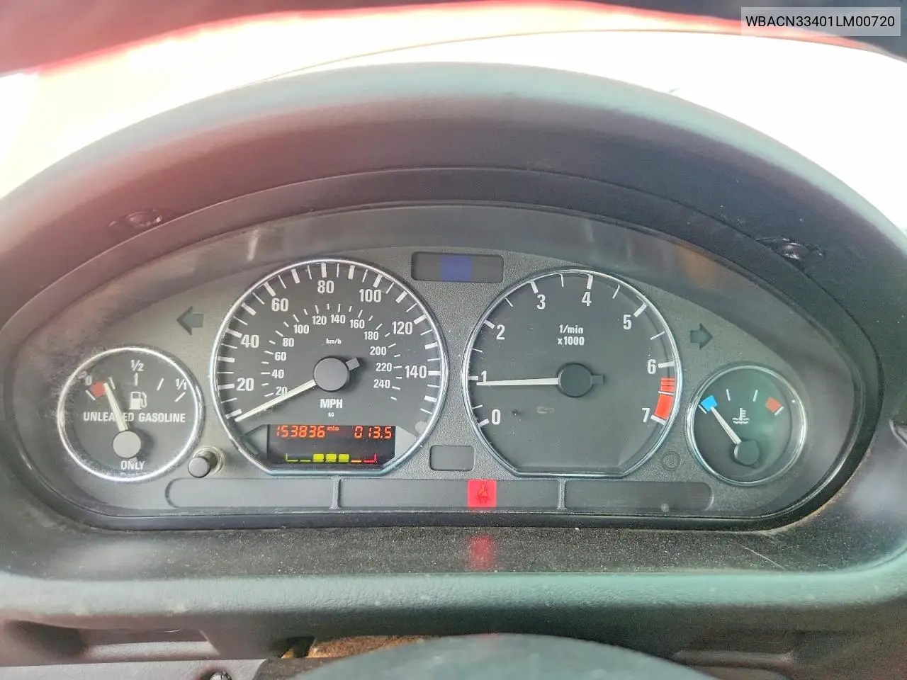 2001 BMW Z3 2.5 VIN: WBACN33401LM00720 Lot: 61685176