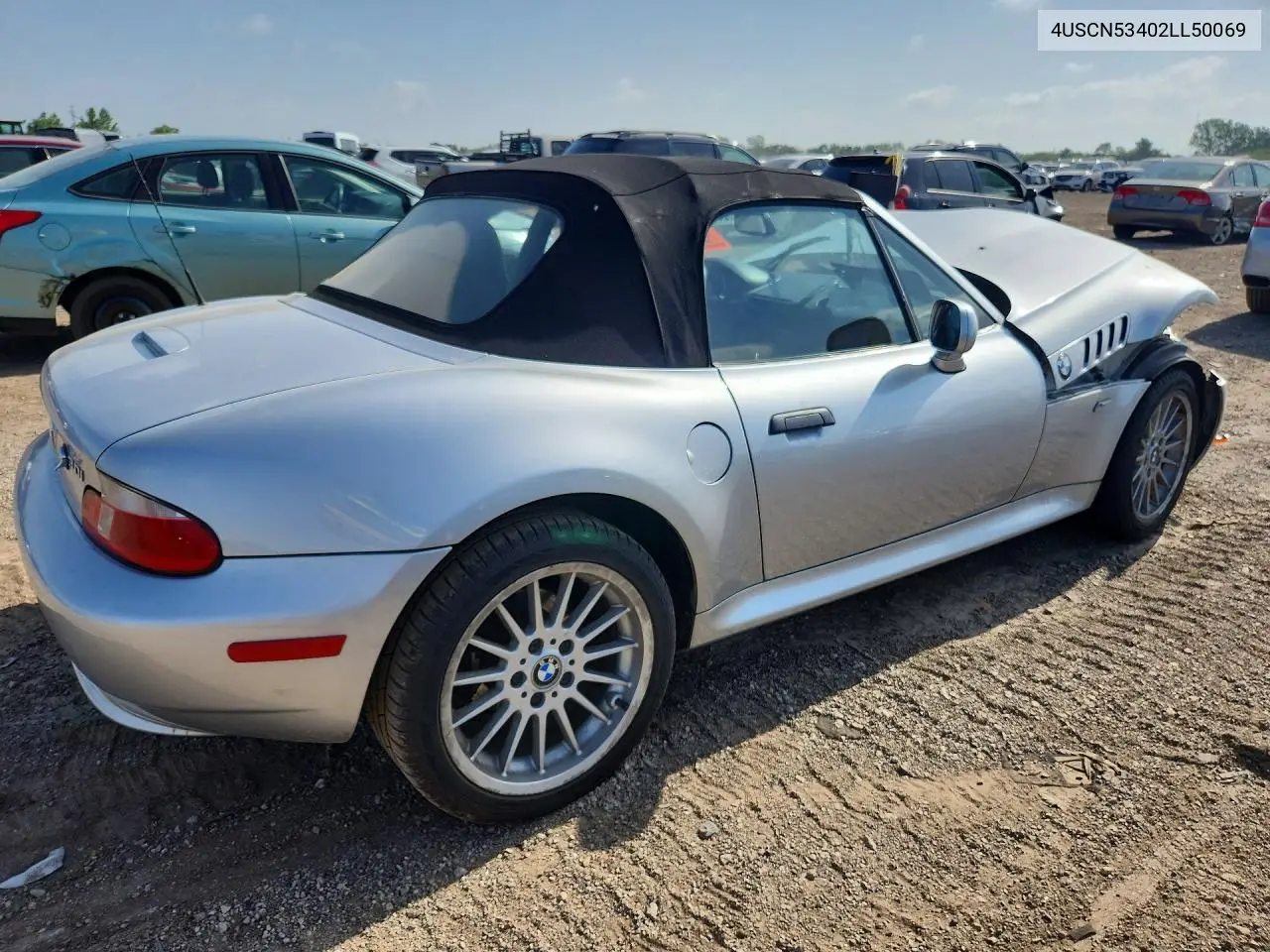 2002 BMW Z3 3.0 VIN: 4USCN53402LL50069 Lot: 59168266