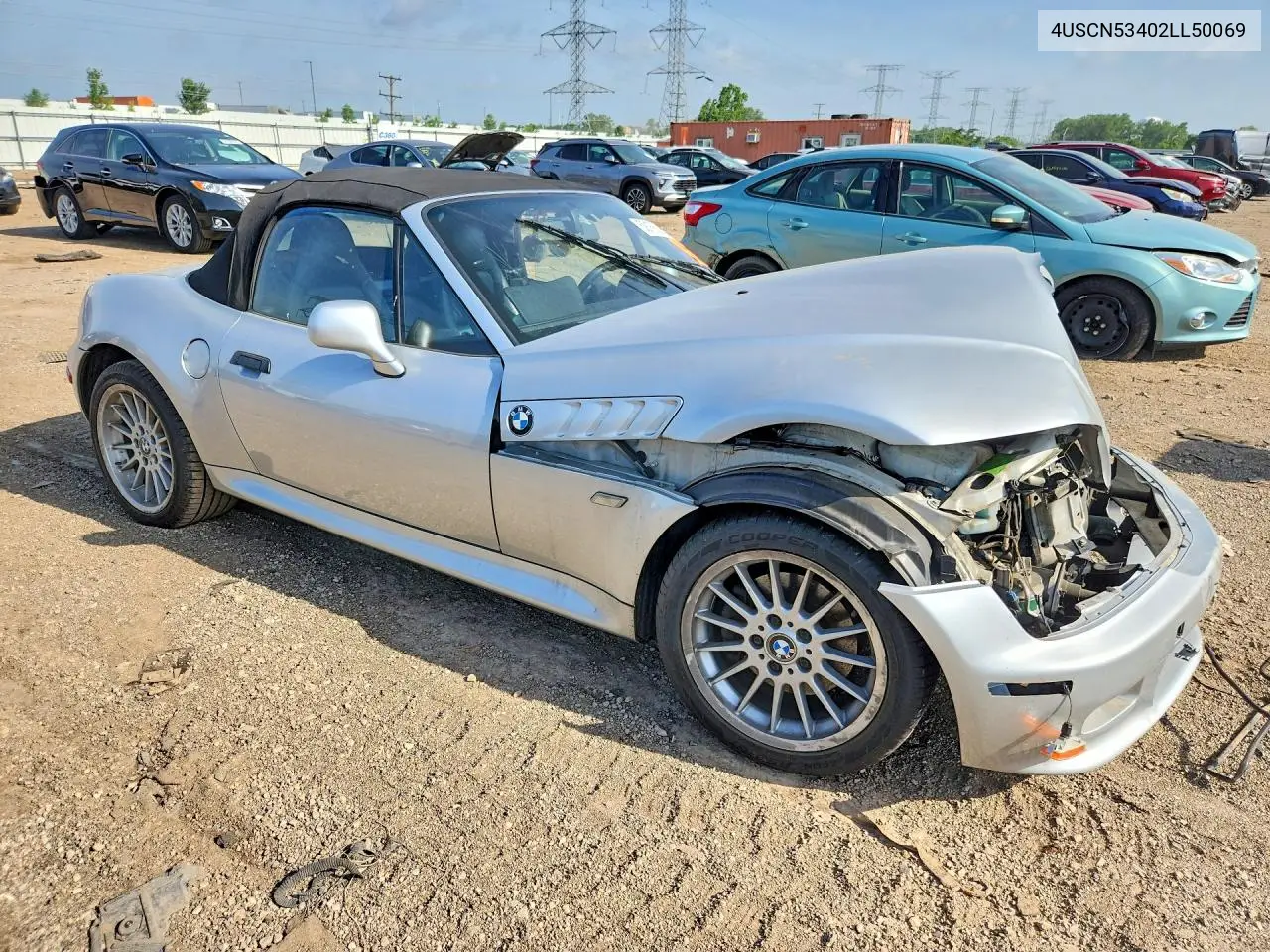 2002 BMW Z3 3.0 VIN: 4USCN53402LL50069 Lot: 59168266