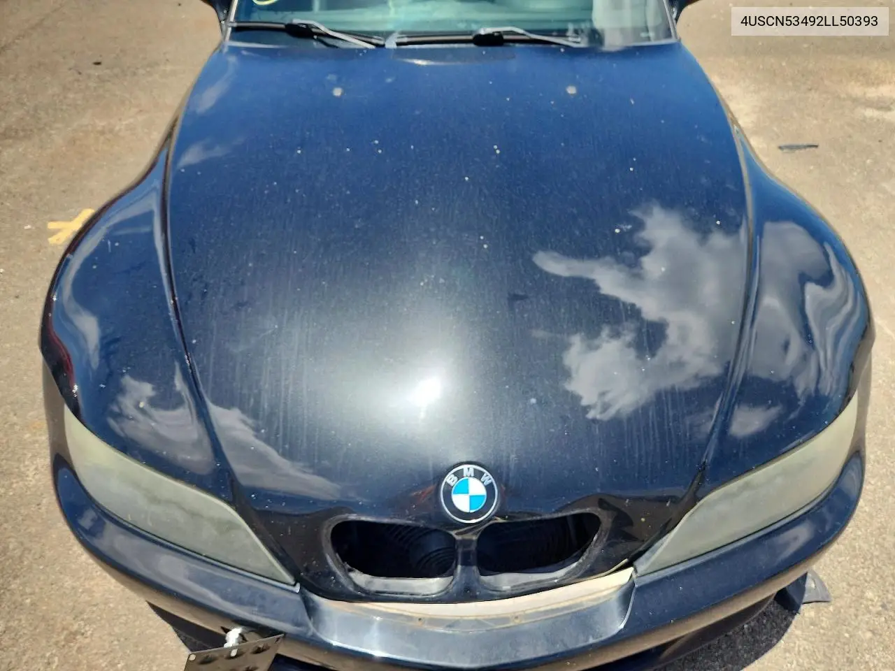 2002 BMW Z3 3.0 VIN: 4USCN53492LL50393 Lot: 60217616