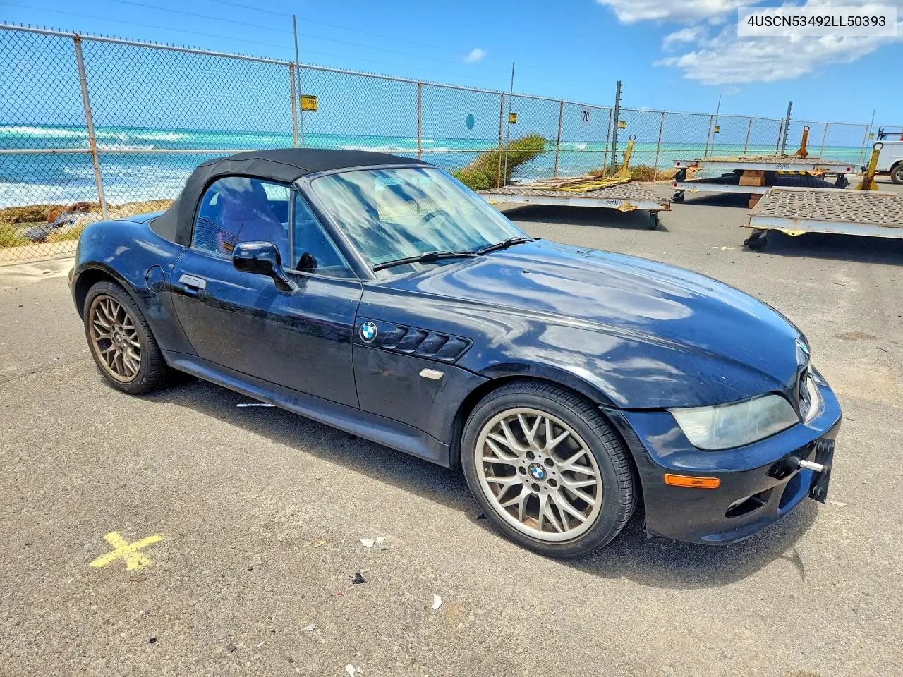 2002 BMW Z3 3.0 VIN: 4USCN53492LL50393 Lot: 60217616
